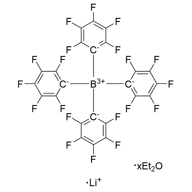 四（五氟苯基）硼酸鋰二乙基醚絡合物, LiB(C6F5)4